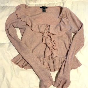 Pink Cotton Peasant Top